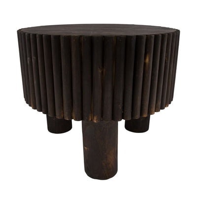 Bijzettafel Nero XL rond