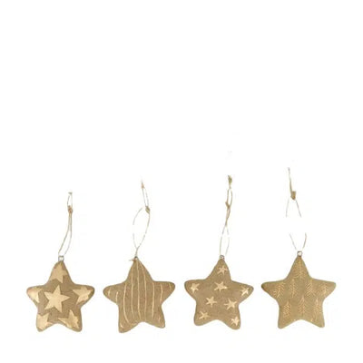 Kersthanger Ster - set van 4