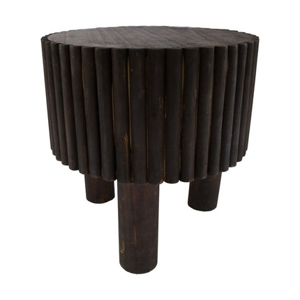 Bijzettafel Nero rond