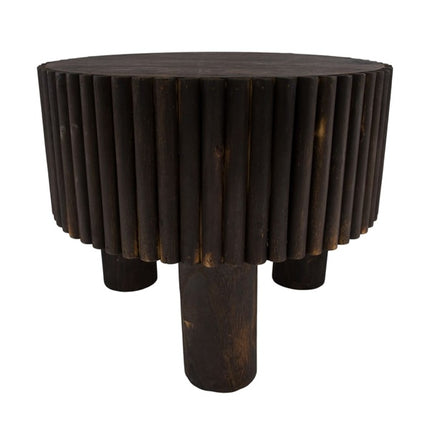 Bijzettafel Nero XL rond