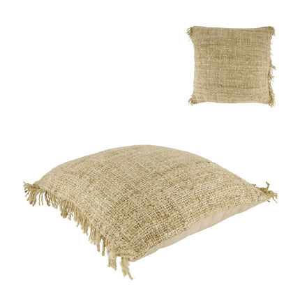 Sierkussen Fringe beige