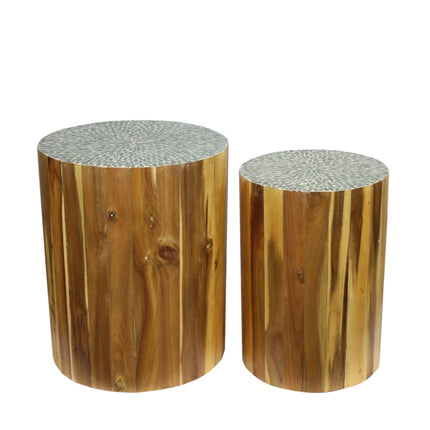 Bijzettafel Verde set van 2