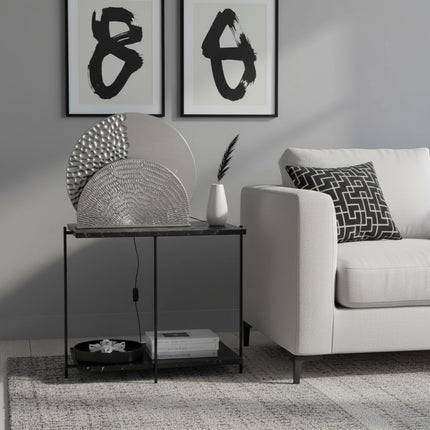 Tafellamp Luna zilver