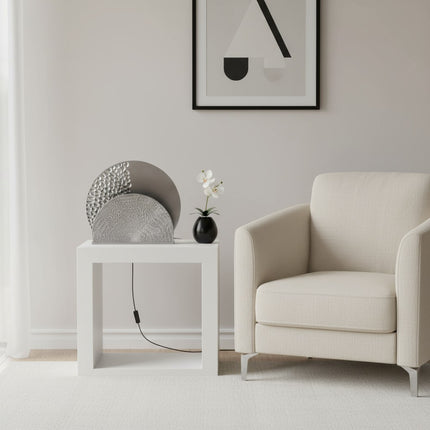 Tafellamp Luna zilver