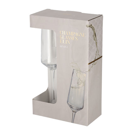 Champagneglazen set van 2