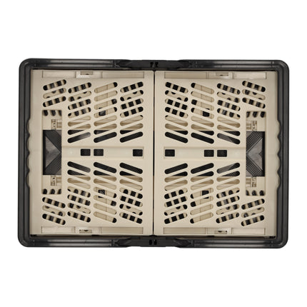 Boodschappenkrat & Koeltas beige