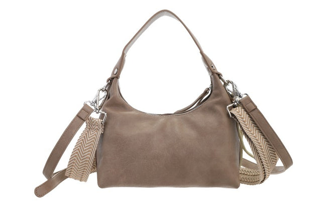 I'm Dutch Schoudertasje Quinn Taupe