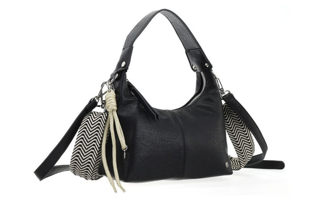 I'm Dutch Schoudertasje Quinn Zwart