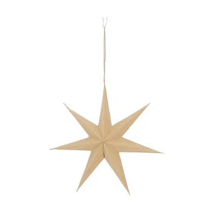 Kerstster papier Naturel ø30 cm