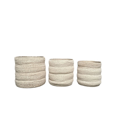 Plantenmand Seagrass set van 3