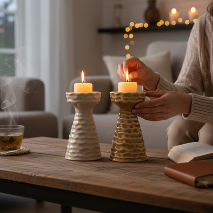 Kaarsenhouder Nela set van 2