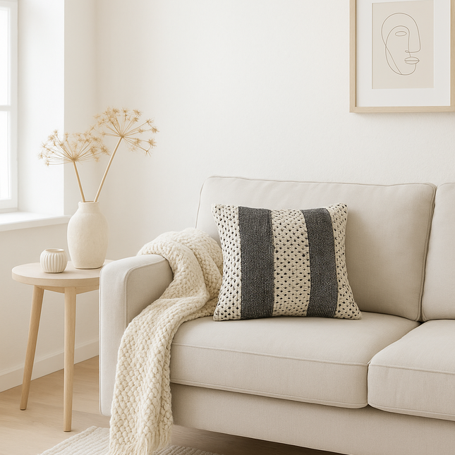 Sierkussen Boho streep