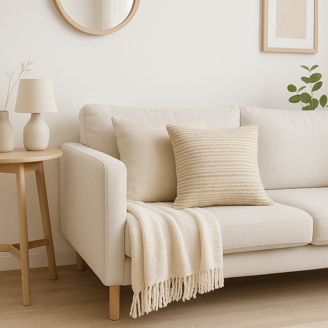 Sierkussen Sand Stripe