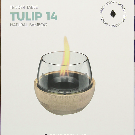 Tenderflame Tulip 14 Natural Bamboo