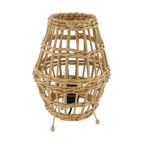 Tafellamp paper rope naturel