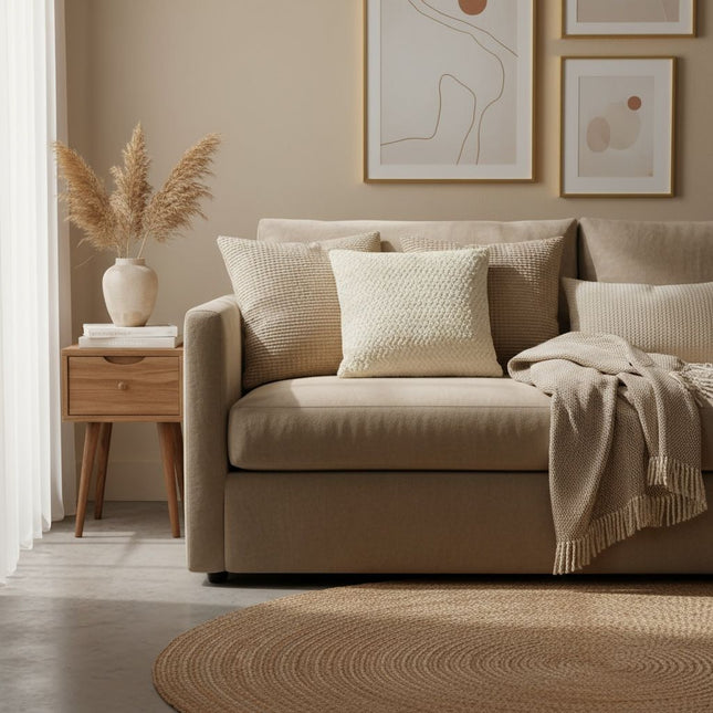 Sierkussen Wave off white