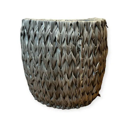 Mand Wicker grijs D38xH40,5