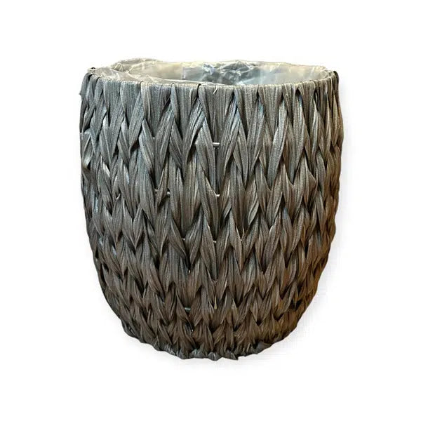 Mand Wicker grijs D32xH35,5