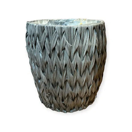 Mand Wicker grijs D27xH28,5