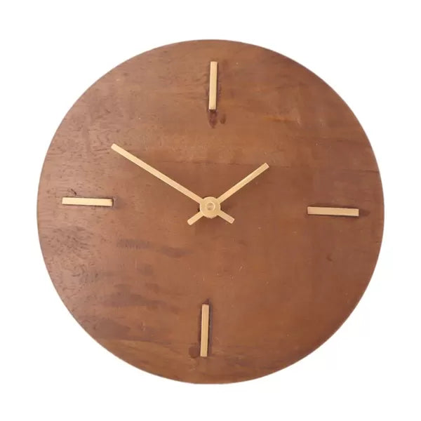 Tafelklok Mango small - donker bruin