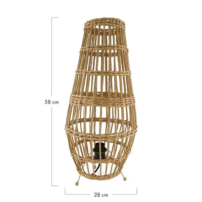 Vloerlamp paper rope