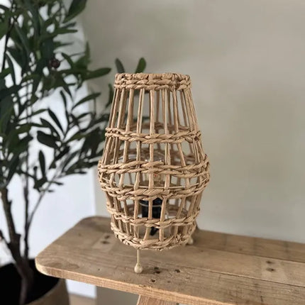 Tafellamp paper rope naturel