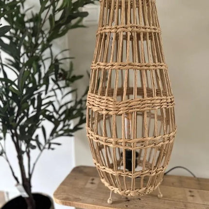 Vloerlamp paper rope