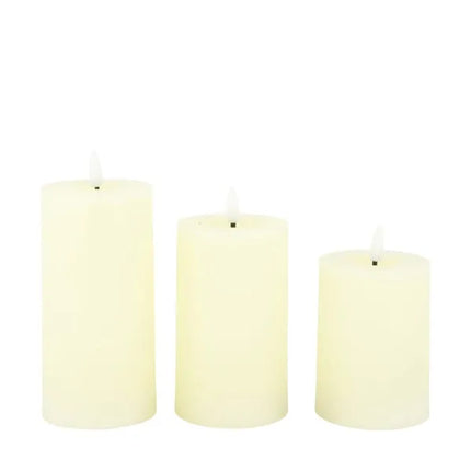 LED Stompkaars set van 3 wit