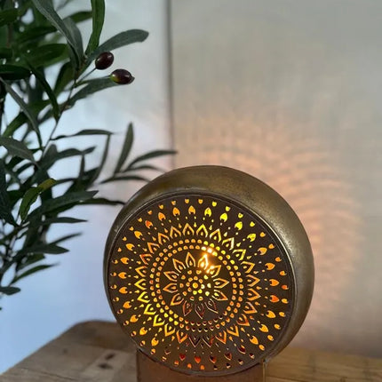 Tafellamp Oosters goud klein