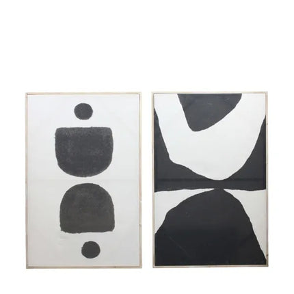 Wanddecoratie Abstract set van 2