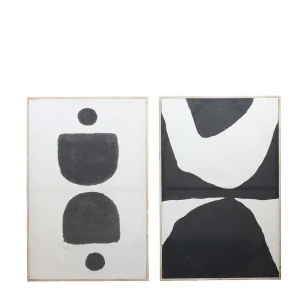 Wanddecoratie Abstract set van 2