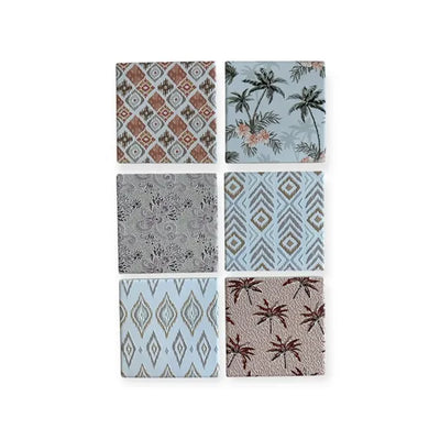 Onderzetters Summer set van 6